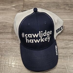 NWT Bardown Hockey Apparel #Cawlidge Hawkey  Navy & White Adjustable Cap
